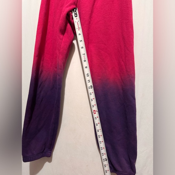 AVIATOR NATION Women  Gradient Sweatpants - Pink and Purple - Picture 4 of 9